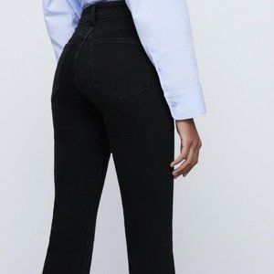 Zara Black Straight leg Jeans